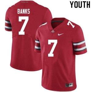 Youth Ohio State Buckeyes #7 Sevyn Banks Scarlet Nike NCAA College Football Jersey Supply MTC6544OY
